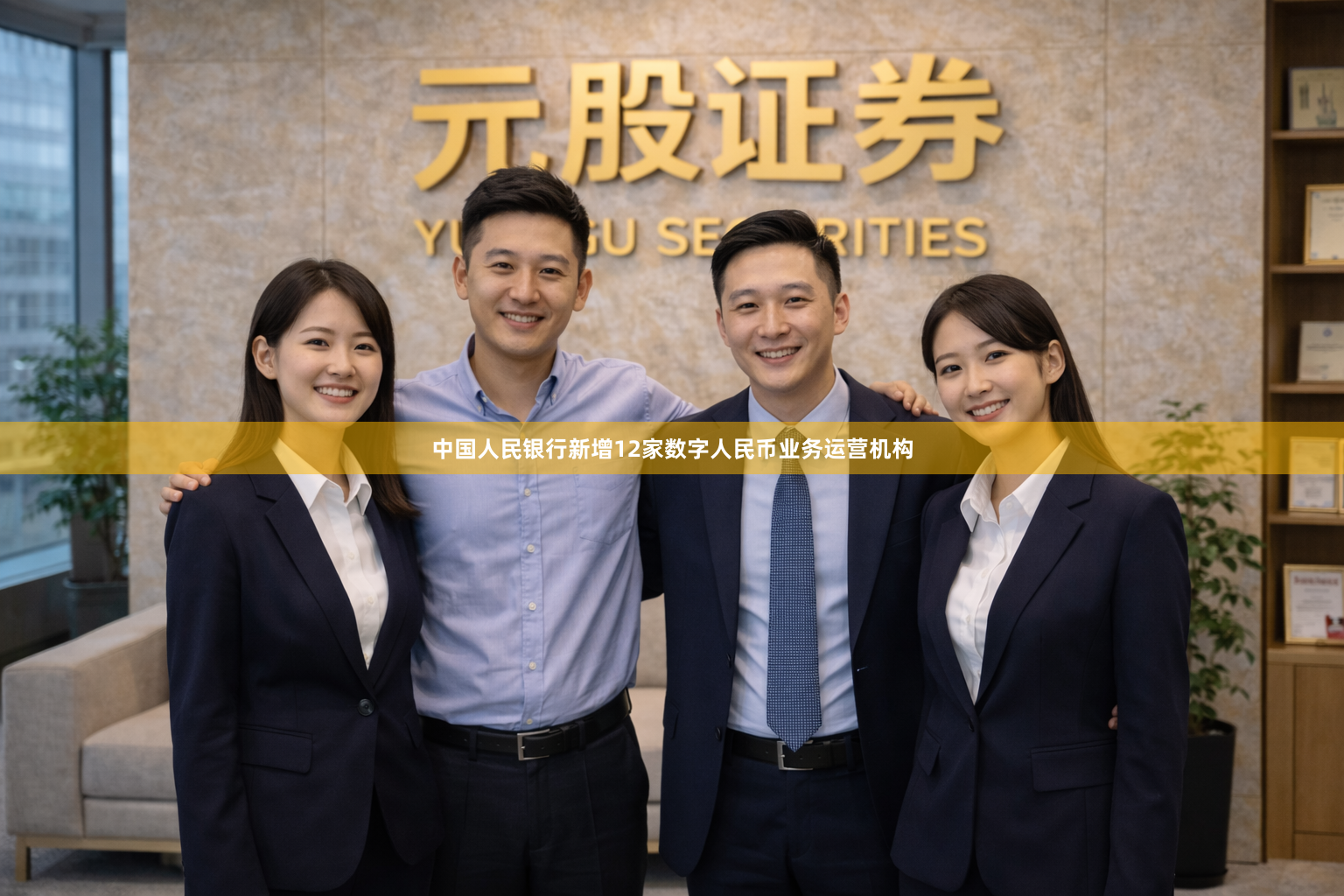 中国人民银行新增12家数字人民币业务运营机构