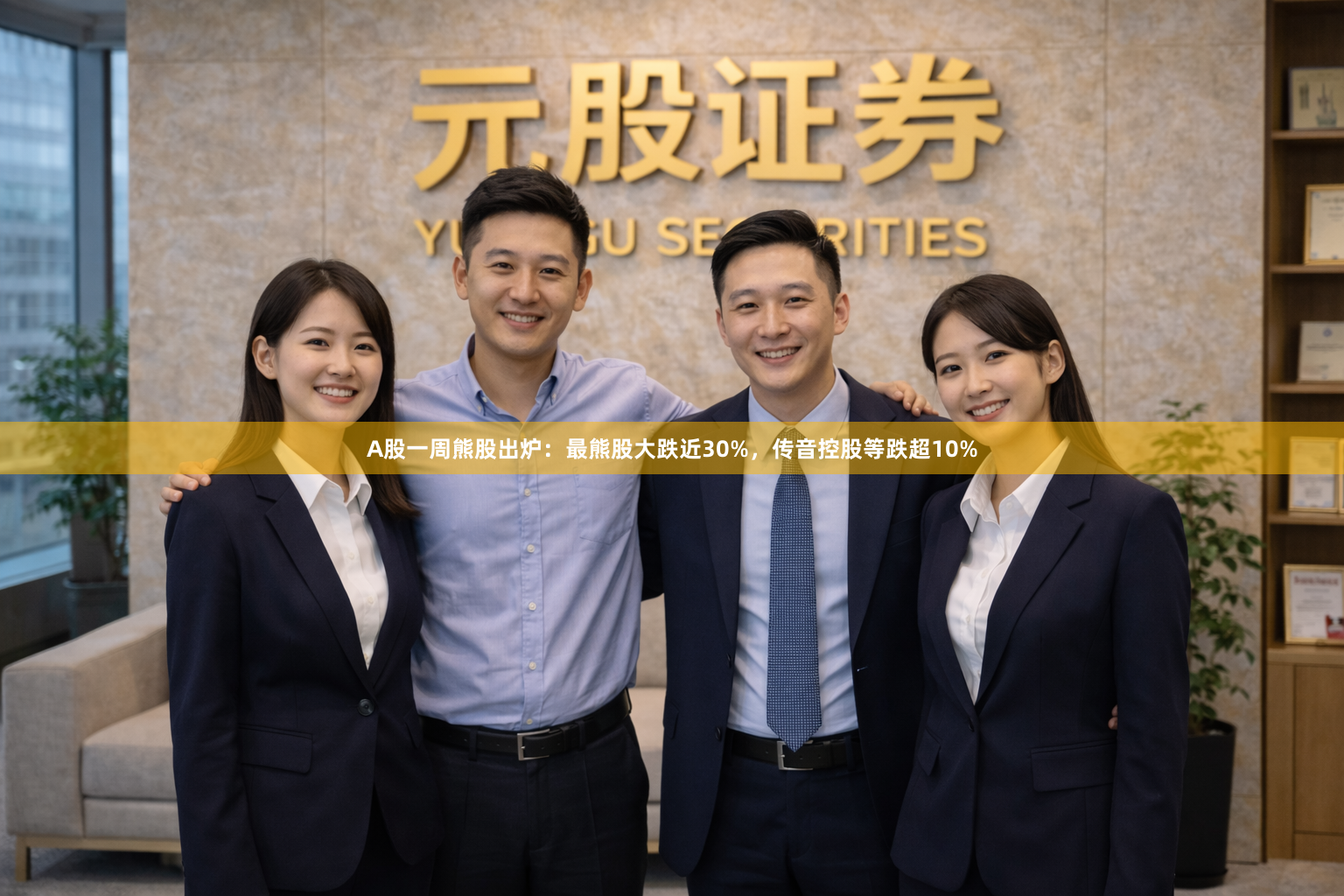 A股一周熊股出炉：最熊股大跌近30%，传音控股等跌超10%