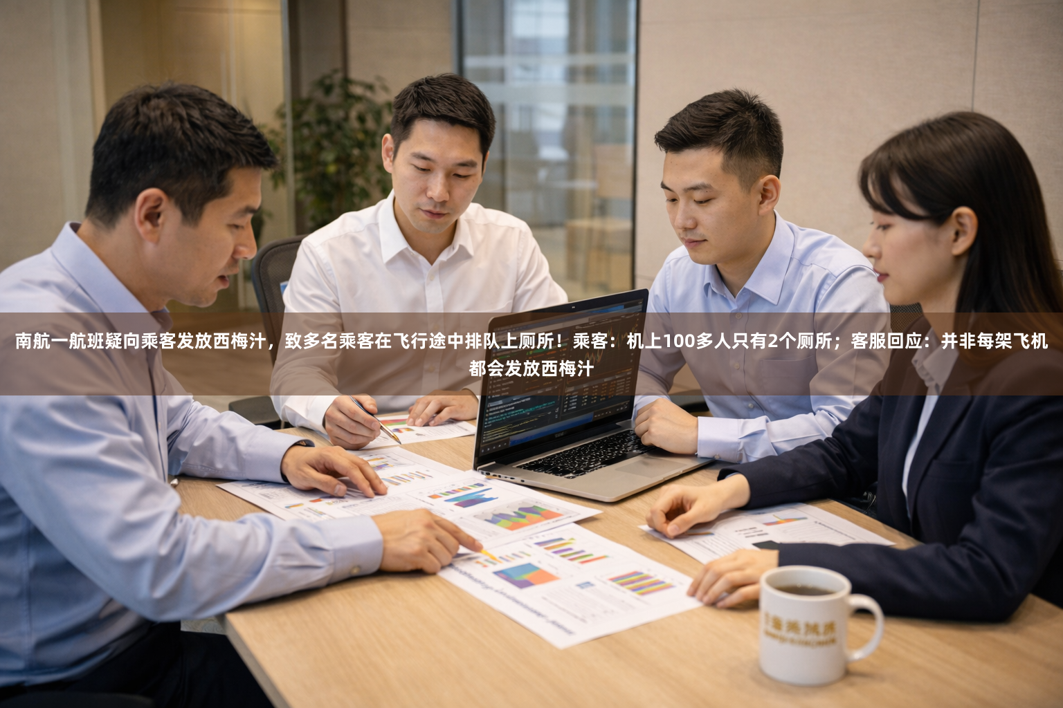 南航一航班疑向乘客发放西梅汁，致多名乘客在飞行途中排队上厕所！乘客：机上100多人只有2个厕所；客服回应：并非每架飞机都会发放西梅汁