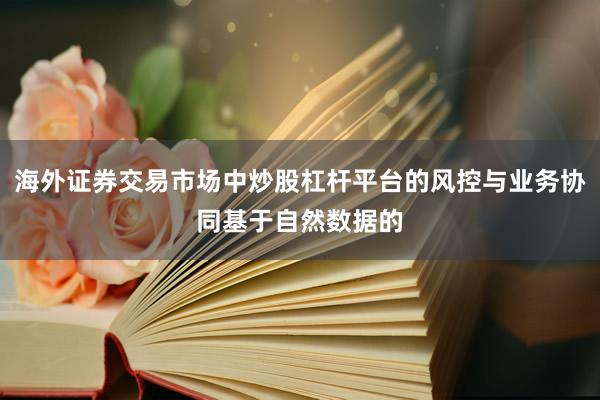 海外证券交易市场中炒股杠杆平台的风控与业务协同基于自然数据的