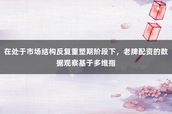 在处于市场结构反复重塑期阶段下，老牌配资的数据观察基于多维指