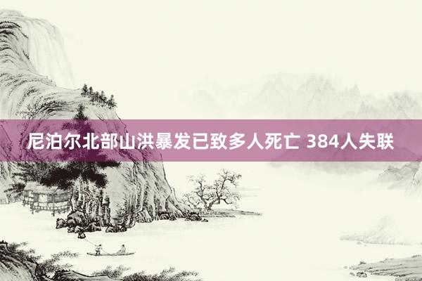 尼泊尔北部山洪暴发已致多人死亡 384人失联