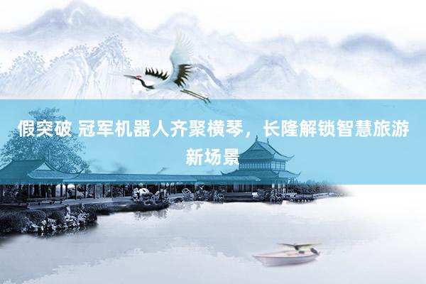 假突破 冠军机器人齐聚横琴，长隆解锁智慧旅游新场景